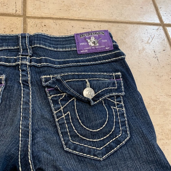 True Religion Women's Rocco Skinny Jeans with Flaps - Size 26 - Dark Wash - Picture 9 of 13